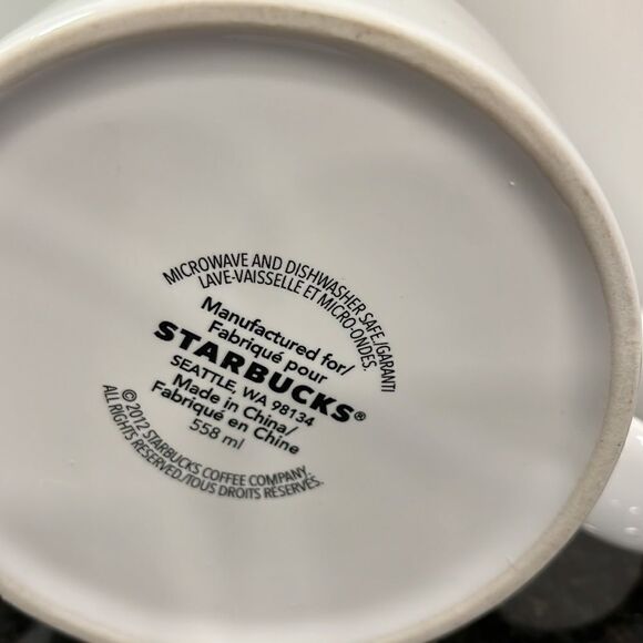 2012 Starbucks Christmas 2 mugs(red ornaments) - Picture 6 of 6